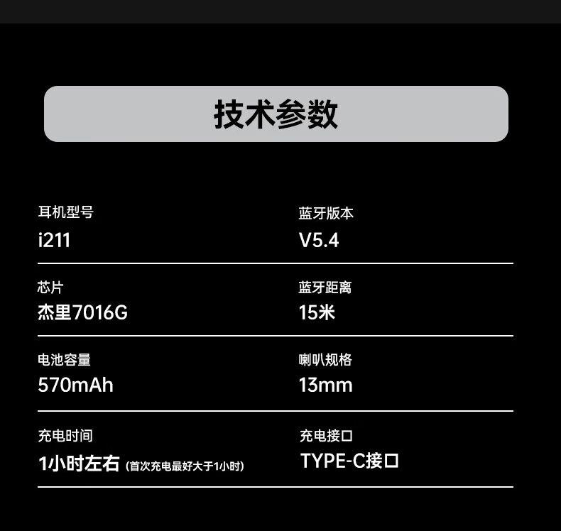 KINYO金运耳夹式蓝牙耳机i211 图 17