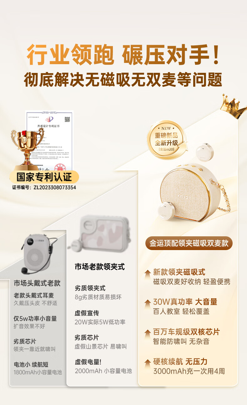 金运M20扩音器 扩音器选购避坑相关描述